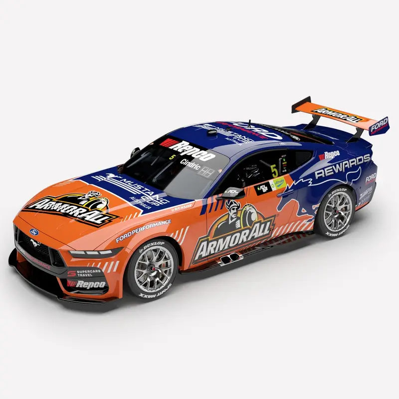 (Pre-Order) 1:43 2025 Austin Cindric -- Adelaide Wildcard -- #5 Ford Mustang -- Authentic Collectables 1