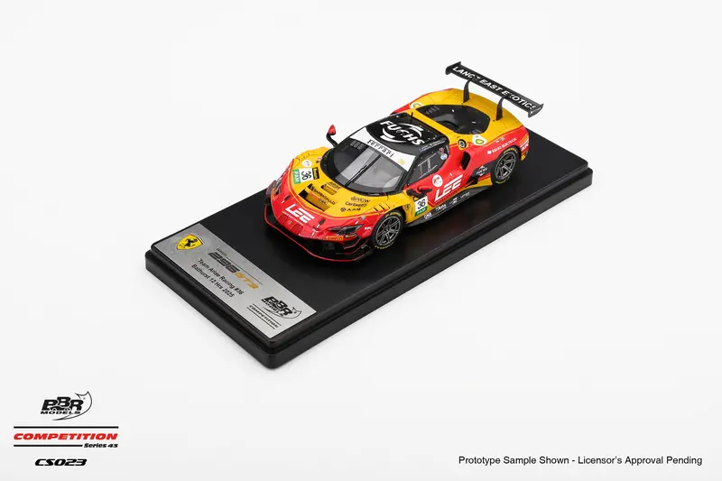 (Pre-Order) 1:43 2025 Bathurst 12 Hour -- Evans/Rovera / Schumacher/Schutte -- #36 Ferrari 296 Gt3 -- Bbr 1