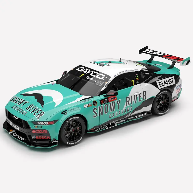 (Pre-Order) 1:43 2025 Bathurst -- Courtney/Perkins -- #7 Ford Mustang Gt -- Authentic Collectables 1