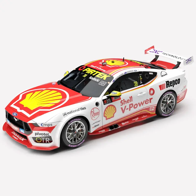(Pre-Order) 1:43 2025 Bathurst Pole -- Kostecki/Hazelwood -- #38 Ford Mustang Gt -- Authentic Collectables 1