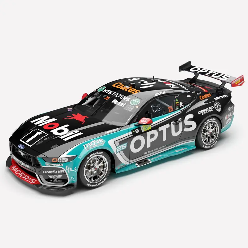 (Pre-Order) 1:43 2025 Championship Winner -- Chaz Mostert -- #25 Ford Mustang Gt -- Authentic Collectables 1