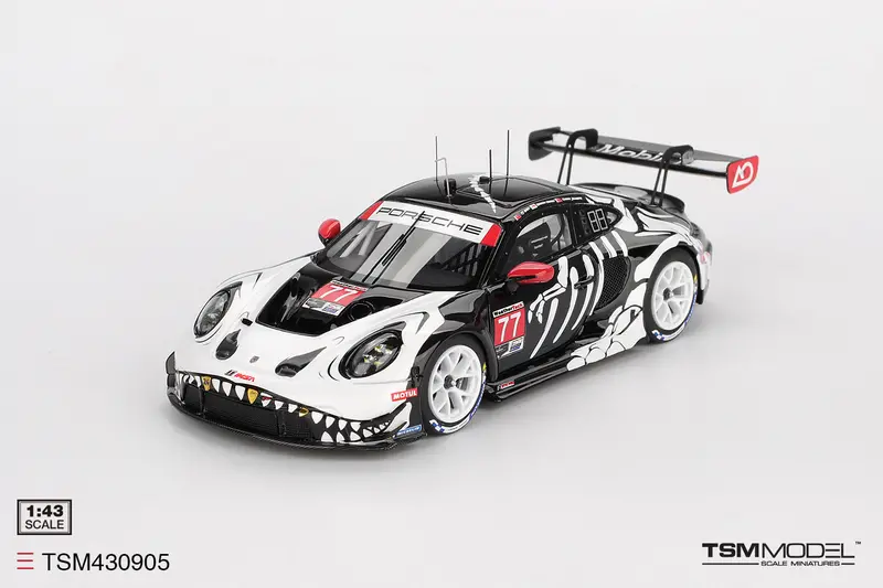 (Pre-Order) 1:43 2025 Imsa Petit Le Mans -- #77 "Skeleton Rexy" Porsche 911 Gt3 R (992) -- Tsm-Model 1