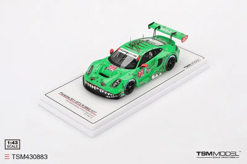 (Pre-Order) 1:43 2025 Imsa Sebring 12 Hrs Winner -- #77 "Rexy" Porsche 911 Gt3 R (992) -- Tsm-Model 1