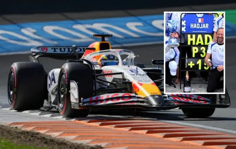 (Pre-Order) 1:43 2025 Isack Hadjar -- Dutch Gp 3Rd Place -- #6 Racing Bulls Vcarb-02 -- Spark F1 1