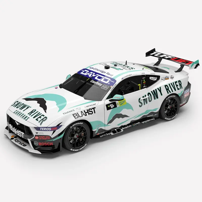 (Pre-Order) 1:43 2025 James Courtney -- "Thanks Jc" Livery -- #7 Ford Mustang -- Authentic Collectables 1