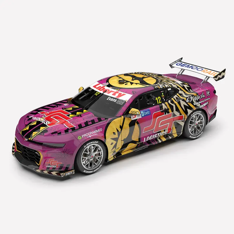 (Pre-Order) 1:43 2025 Jaxon Evans -- Indigenous Livery -- #12 Chevrolet Camaro Zl1 -- Authentic Collectables 1