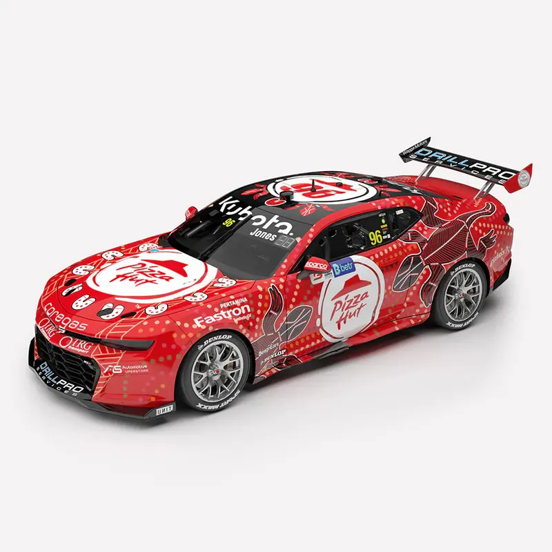 (Pre-Order) 1:43 2025 Macauley Jones -- Indigenous Livery -- #96 Chevrolet Camaro Zl1 -- Authentic Collectables 1