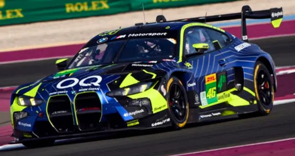 (Pre-Order) 1:43 2025 Qatar 1812Km  -- #46 Valentino Rossi Bmw M4 Gt3 -- Minichamps 1
