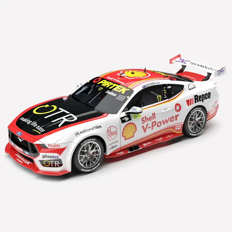 (Pre-Order) 1:43 2025 Will Davison -- Final Round With Djr -- #17 Ford Mustang -- Authentic Collectables 1