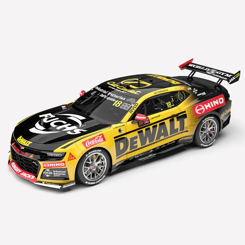 (Pre-Order) 1:43 2026 Anton De Pasquale -- #18 Dewalt Chevrolet Camaro -- Authentic Collectables 1