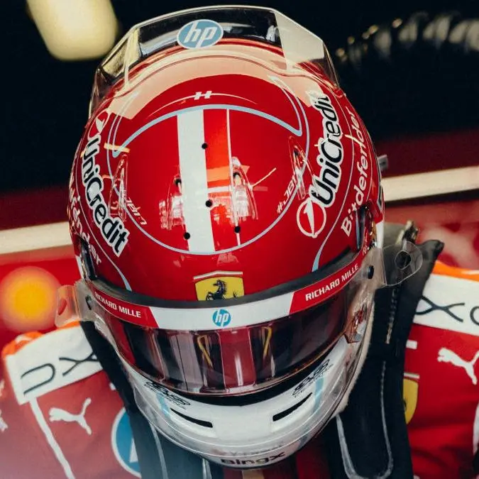 (Pre-Order) 1:5 Helmet -- Charles Leclerc - 2026 Season -- Looksmart F1 1