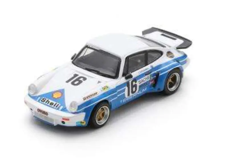 (Pre-Order) 1:64 1975 Le Mans 24H -- #16 Porsche 911 Carrera Rsr -- Spark 1