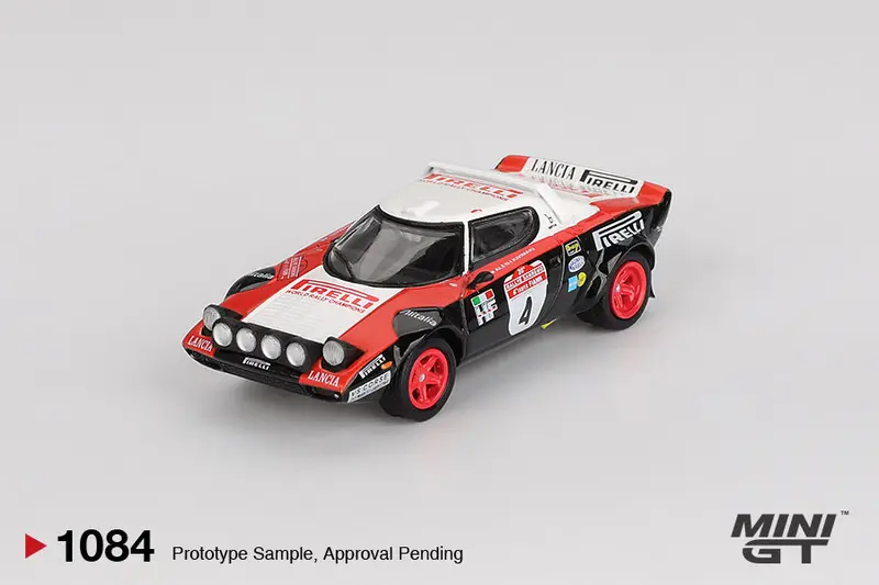 (Pre-Order) 1:64 1978 Rally Sanremo Winner -- #4 Lancia Stratos Hf -- Mini Gt Mgt01084 1