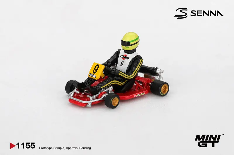 (Pre-Order) 1:64 1981 Karting World Championship --  Ayrton Senna -- Mini Gt Mgt01155 1
