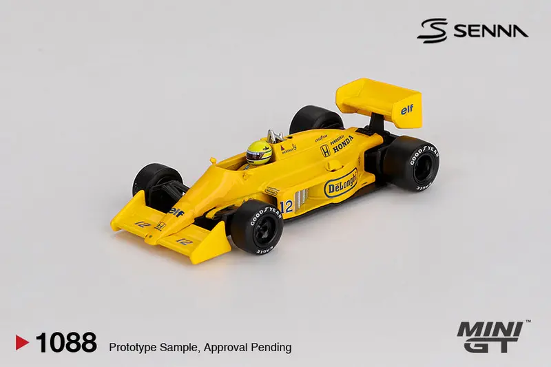 (Pre-Order) 1:64 1987 Ayrton Senna -- Monaco Gp Winner -- #12 Lotus 99T -- Mini Gt Mgt01088 1