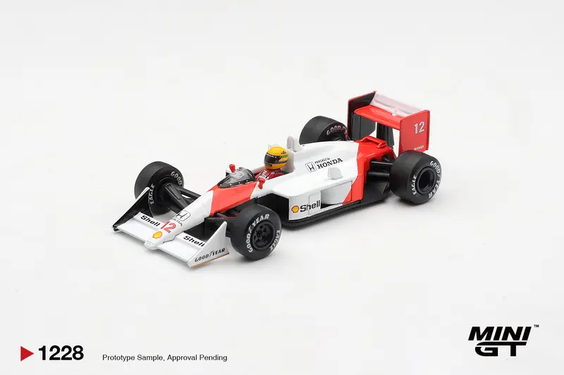 (Pre-Order) 1:64 1988 Ayrton Senna -- Canadian Gp Winner -- #12 Mclaren Mp4/4 -- Mini Gt Mgt01228 1