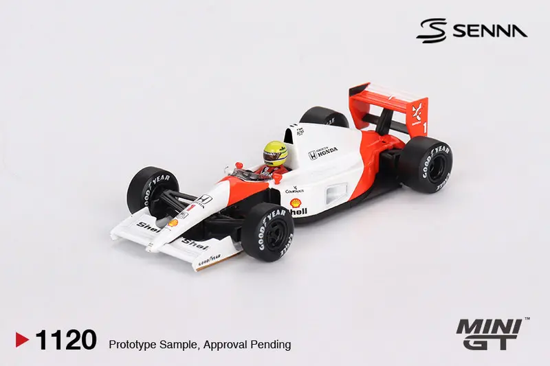 (Pre-Order) 1:64 1991 Ayrton Senna -- Japan Gp -- #1 Mclaren Mp4/6 -- Mini Gt Mgt01120 1