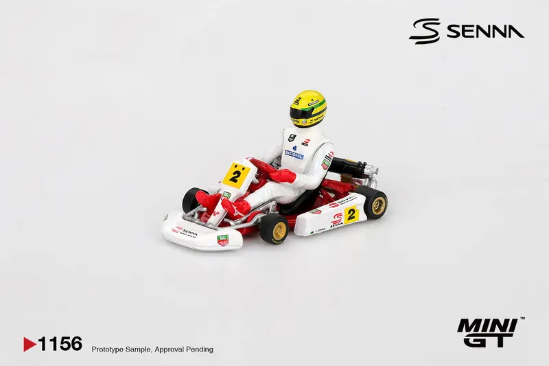 (Pre-Order) 1:64 1993 Masters Of Paris-Bercy Karting --  Ayrton Senna -- Mini Gt Mgt01156 1