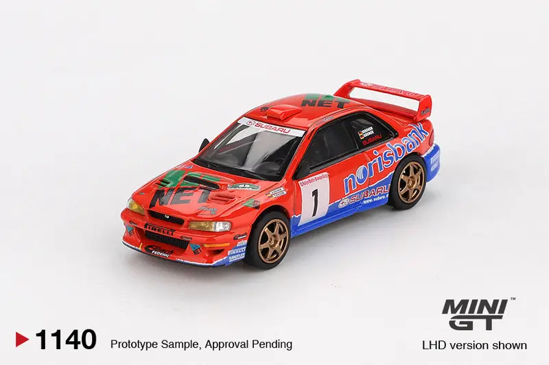 (Pre-Order) 1:64 1999 Drm Champion -- #1 Subaru Impreza Wrc97 -- Mini Gt Mgt01140 1