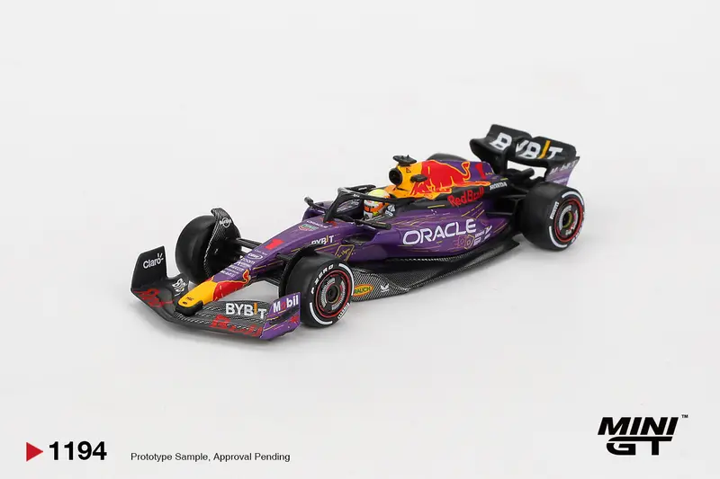 (Pre-Order) 1:64 2023 Max Verstappen -- Las Vegas Gp Winner -- Red Bull Racing Rb19 -- Mini Gt F1 1