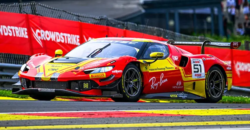 (Pre-Order) 1:64 2024 24 Hours Of Spa 2Nd Place -- #51 Ferrari 296 Gt3 -- Looksmart 1