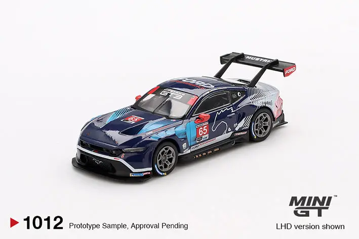 (Pre-Order) 1:64 2024 Imsa Daytona 24 Hr -- #65 Ford Mustang Gt3 -- Mini Gt Mgt01012 1