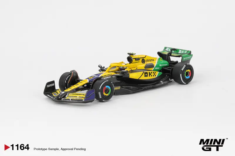 (Pre-Order) 1:64 2024 Lando Norris -- Monaco Gp -- #4 Mclaren Mcl38 -- Mini Gt Mgt01164 1