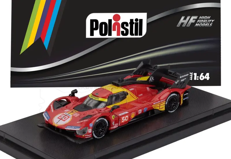 (Pre-Order) 1:64 2024 Lemans 24H Winner -- #50 Ferrari 499P -- Polistil 1
