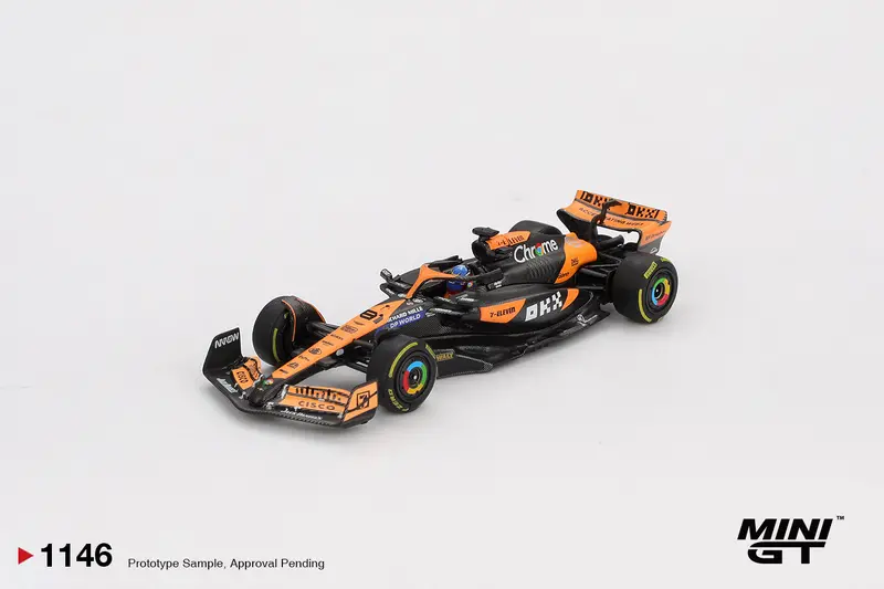 (Pre-Order) 1:64 2024 Oscar Piastri (First Win) -- Hungarian Gp -- #81 Mclaren Mcl38 -- Mini Gt Mgt01146 1