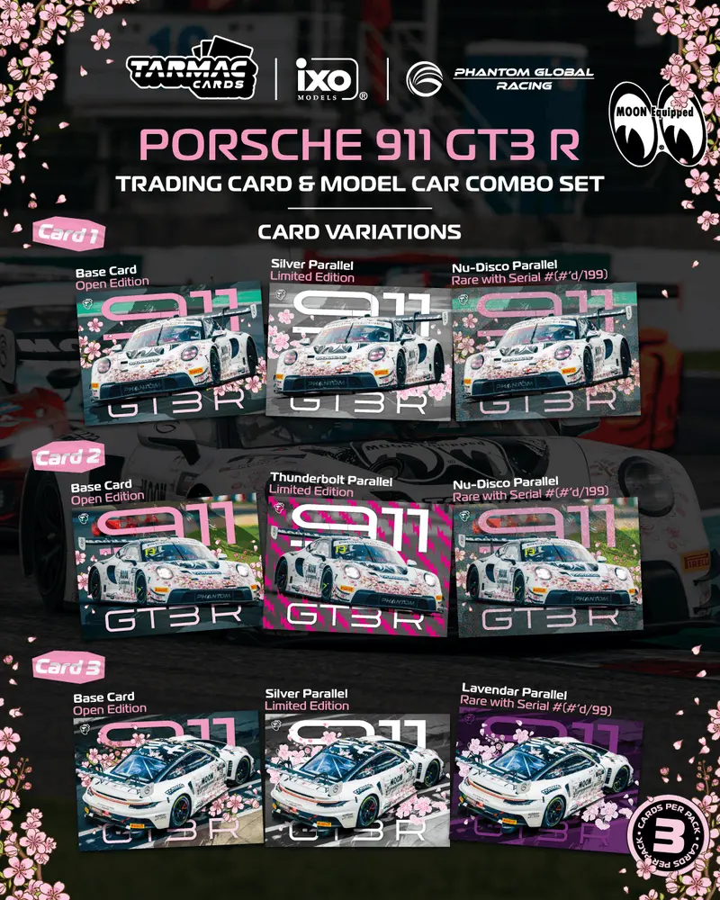 (Pre-Order) 1:64 2025 Suzuka 1000Km --#13 White Mooneyes Porsche 911 Gt3 R -- Tarmac Works 2