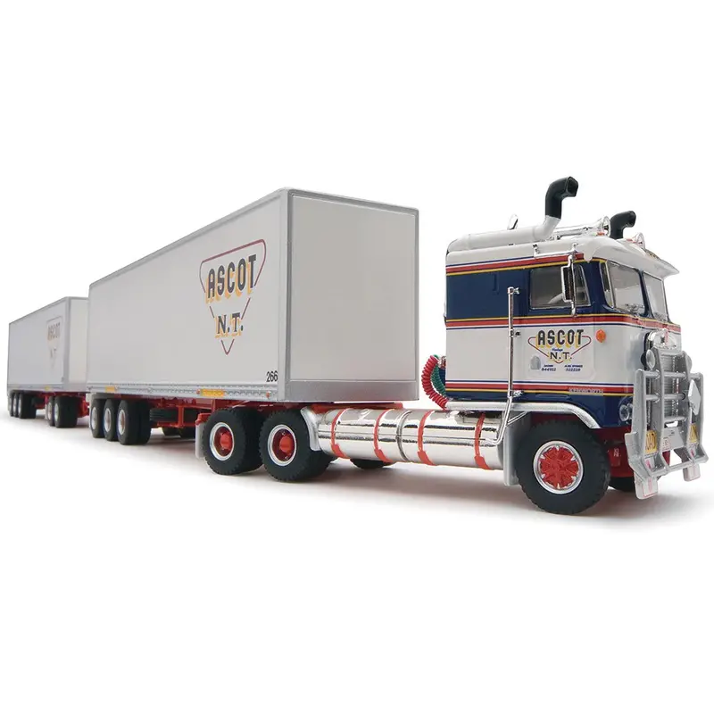 (Pre-Order) 1:64 Ascot N.T. Freight Road Train -- Kenworth Prime Mover -- Highway Replicas Truck 1