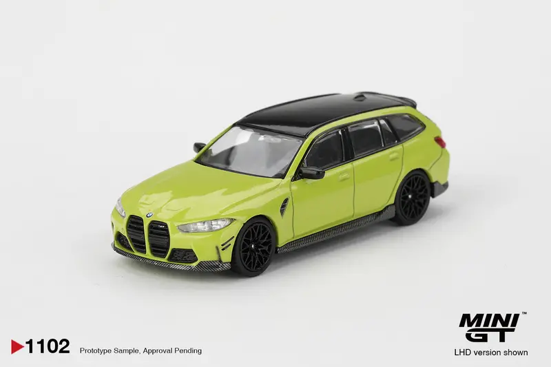 (Pre-Order) 1:64 Bmw M3 (G81) M Performance Touring -- Sao Paulo Yellow -- Mini Gt Mgt01102 1