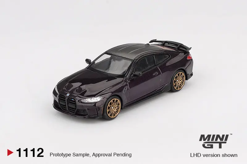 (Pre-Order) 1:64 Bmw M4 (G82) M-Performance -- Daytona Violet -- Mini Gt Mgt01112 1