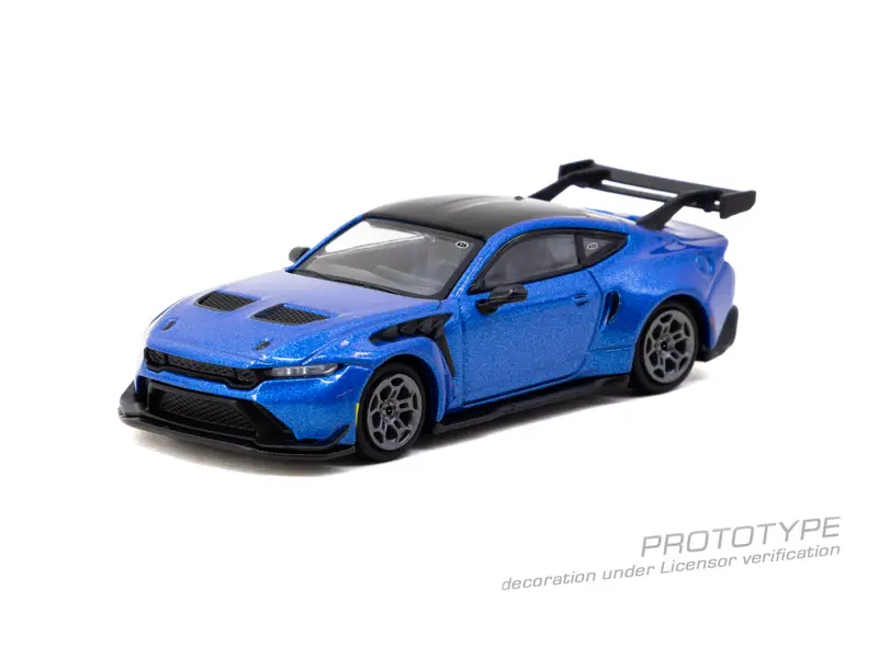(Pre-Order) 1:64 Ford Mustang Gtd -- Blue -- Tarmac Works 1