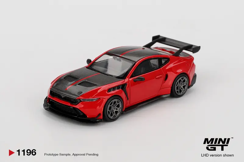 (Pre-Order) 1:64 Ford Mustang Gtd -- Race Red -- Mini Gt Mgt01196 1
