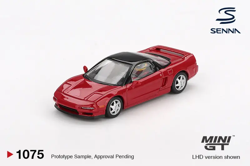 (Pre-Order) 1:64 Honda Ns-X Prototype -- Red -- Mini Gt: Senna Collection 1