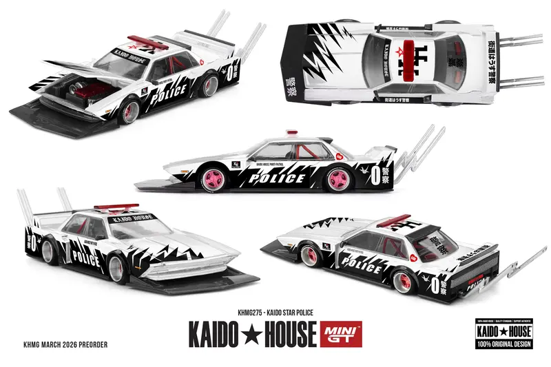 (Pre-Order) 1:64 Kaido Star Police -- Kaido House X Mini Gt Khmg275 1