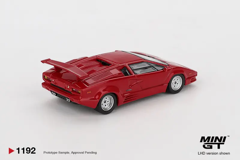 (Pre-Order) 1:64 Lamborghini Countach 25Th Anniversary -- Red -- Mini Gt Mgt01192 2