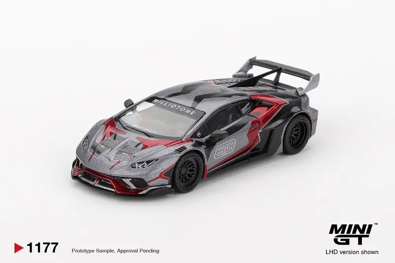 (Pre-Order) 1:64 Lamborghini Huracán Gt Lb-Works -- #63 Ronin -- Mini Gt Mgt01177 1