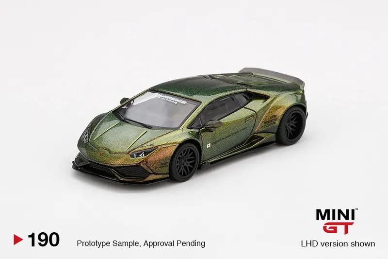 (Pre-Order) 1:64 Lamborghini Huracan Lb☆Works -- Version 2, Magic Bronze -- Mini Gt 1
