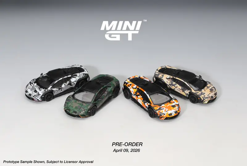 (Pre-Order) 1:64 Lamborghini Huracan Sterrato All Terrain Set -- Mini Gt Mgts0026 1