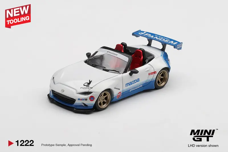 (Pre-Order) 1:64 Mazda Miata Mx-5 (Nd) Pandem -- Imsa Livery -- Mini Gt Mgt01222 1