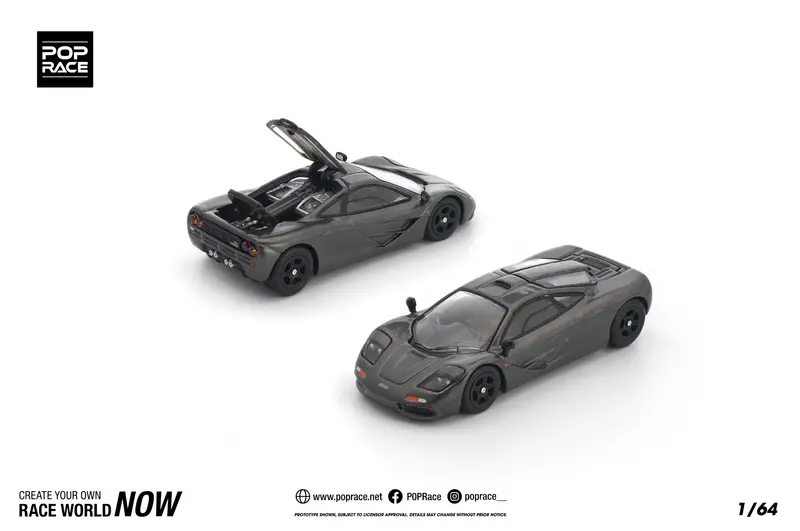 (Pre-Order) 1:64 Mclaren F1 -- Carbon Edition -- Pop Race 1