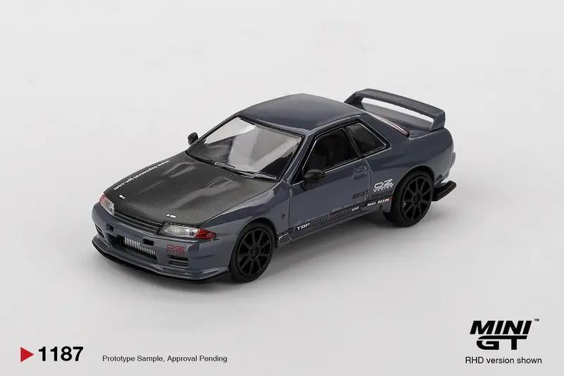 (Pre-Order) 1:64 Nissan Skyline Gt-R Top Secret Vr32 -- Stealth Grey -- Mini Gt Mgt01187 1