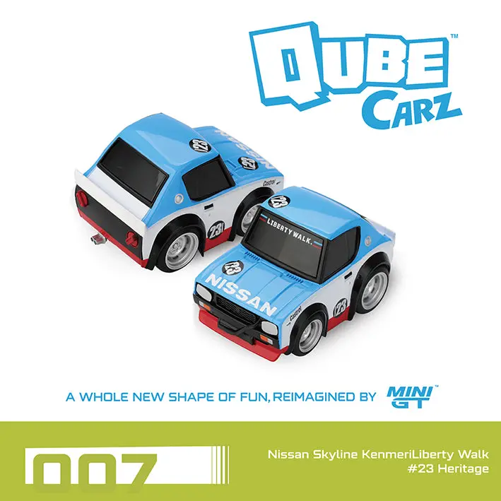 (Pre-Order) 1:64 Nissan Skyline Kenmeri Liberty Walk -- #23 Heritage -- Qubecarz X Mini Gt 1