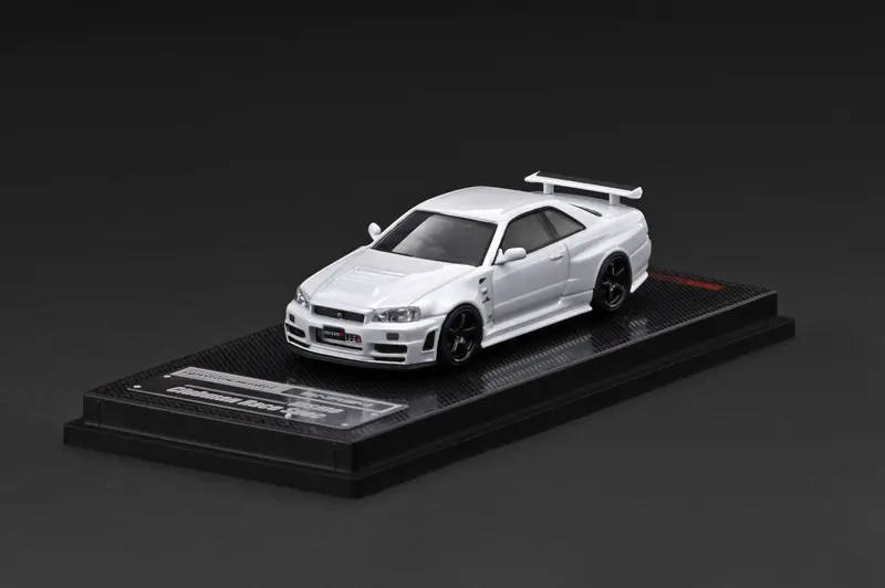 (Pre-Order) 1:64 Nissan Skyline R34 Gt-R Nismo -- White Metallic -- Ignition Model Ig4175 1