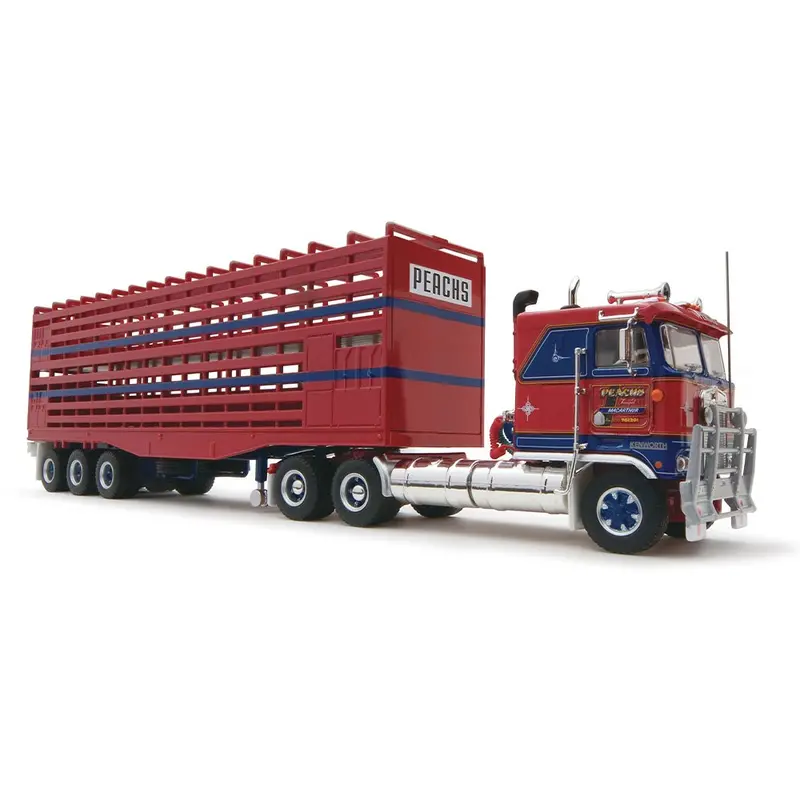 (Pre-Order) 1:64 Peachs Livestock -- Kenworth Prime Mover -- Highway Replicas Truck 1