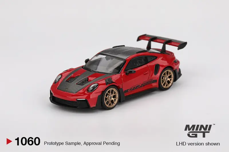 (Pre-Order) 1:64 Porsche 911 (992) Gt3 Rs Weissach Package -- Guards Red -- Mini Gt Mgt01060 1