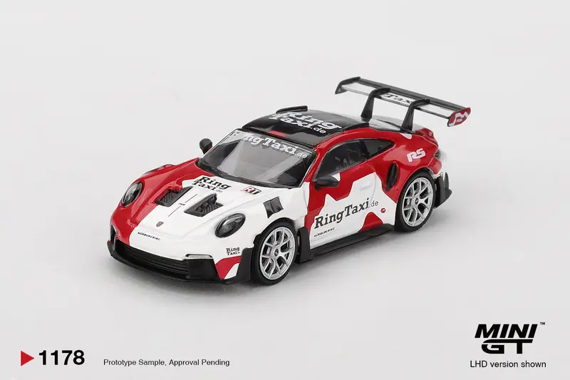 (Pre-Order) 1:64 Porsche 911 (992) Gt3 Rs Weissach -- Ringtaxi.Com -- Mini Gt Mgt01178 1