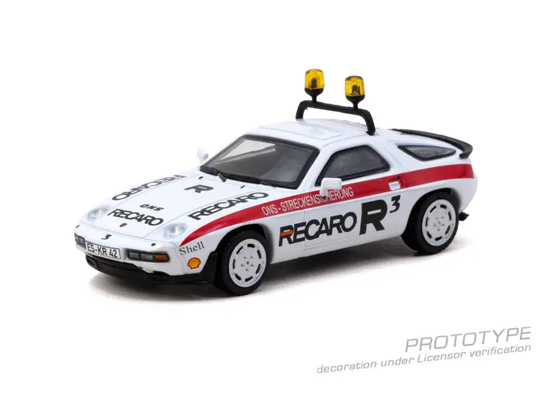 (Pre-Order) 1:64 Porsche 928 S -- Safety Car -- Tarmac Works X Ixo 1